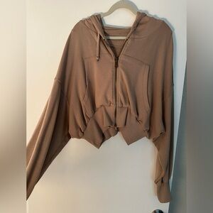 Free people movement cropped zip up